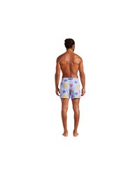 Men Stretch Short Swim Shorts Tortues Multicolores