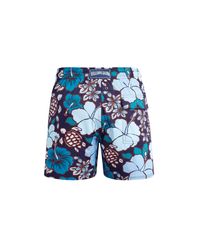 Boys Stretch Swim Shorts Tropical Turtles