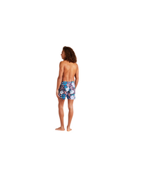 Men Stretch Swim Shorts Tropical Turtles