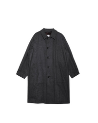 Super 120 Melton Balmacaan Coat