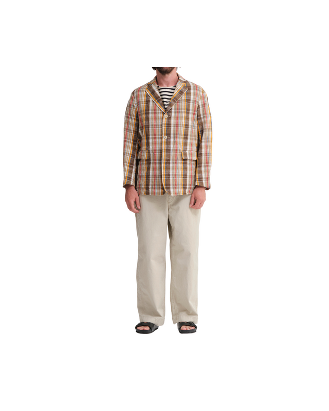 Madras Check Coverall Jacket