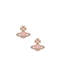 Rina Earrings Pink Gold