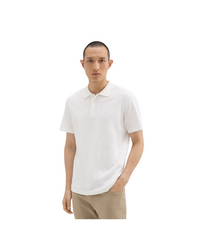 Bron Polo Shirt in Cosmos Slub Cotton