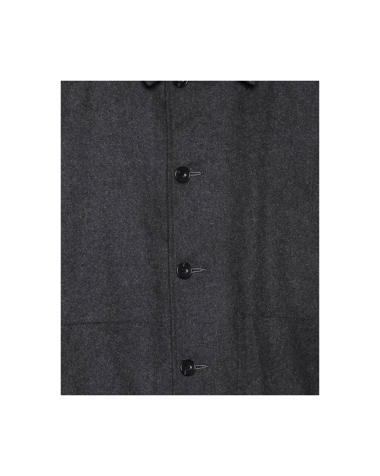 Super 120 Melton Balmacaan Coat