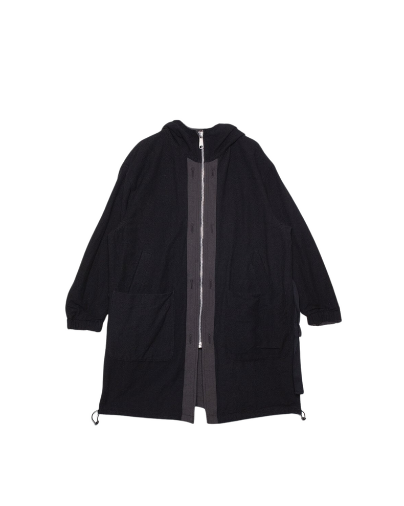 Reversible Military Hooded Coat