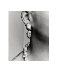 Sable Earrings: Baroque Pearls