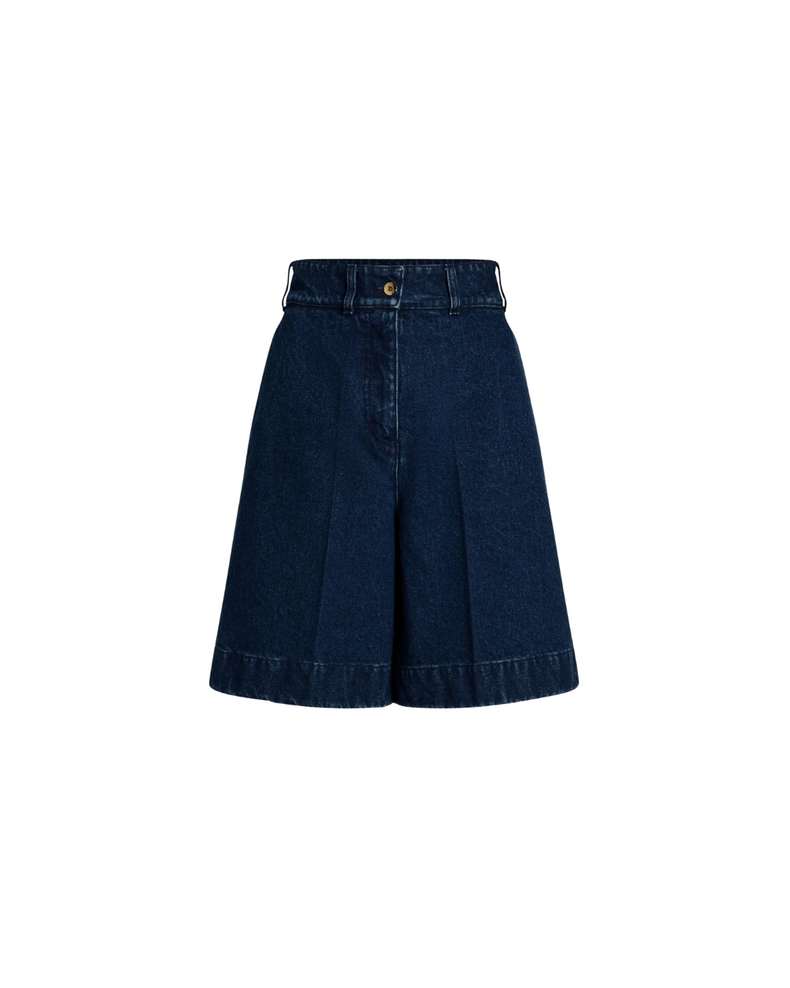 Denim Bermuda Shorts