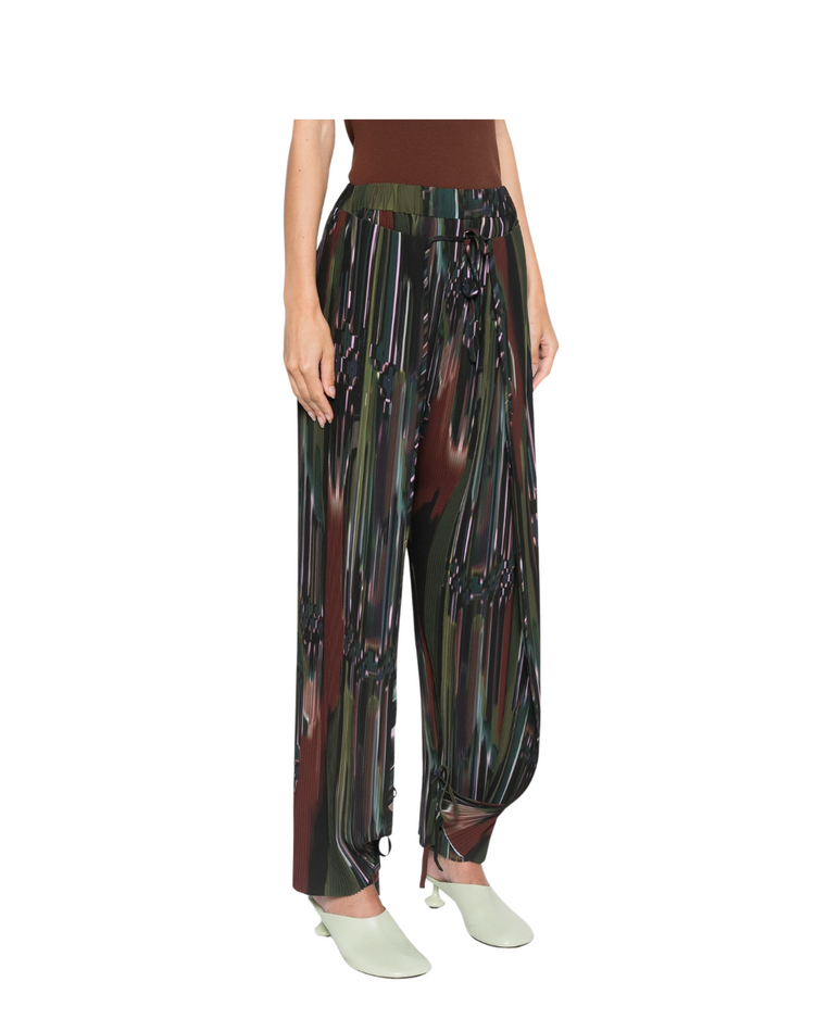 Knight Plisse Pants Dark Tetris Drips