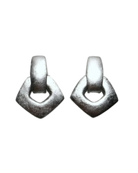 Moris Earring: Acacia, Silverfoil