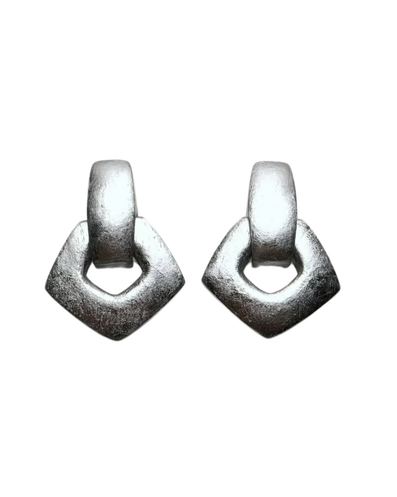 Moris Earring: Acacia, Silverfoil