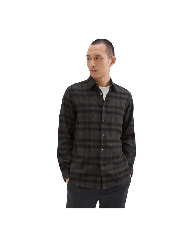 Irving Shirt in Plaid Cotton Flannel