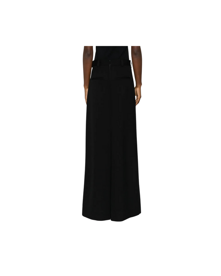 Floor Length Box Pleat Skirt