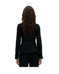 Square Neckline Tailored Jacket