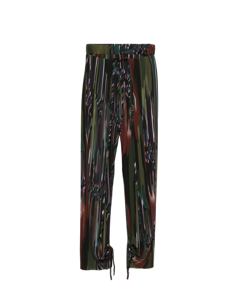 Knight Plisse Pants Dark Tetris Drips