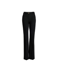 Flared Trousers In Organic Cotton