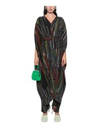 Knight Plisse Kaftan Dark Tetris Drips