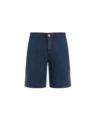 Men Tencel Bermuda Shorts Solid