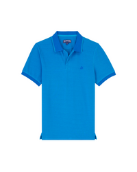 Men Cotton Polo Shirt Solid