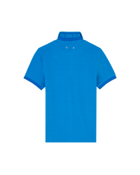 Men Cotton Polo Shirt Solid