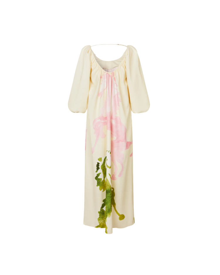 Romantic Voluminous Sleeve Dress