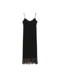 Slip Dress W/ Lace Trim