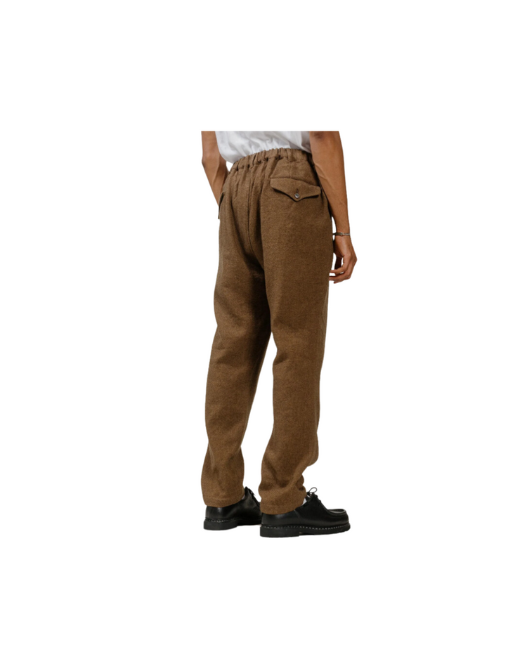 WO/LI Tumbler Single-pleated Pegtop Pants