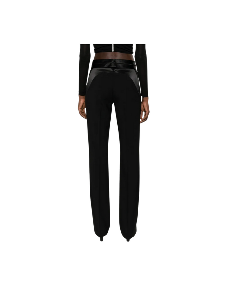 Wool Bootcut Trousers