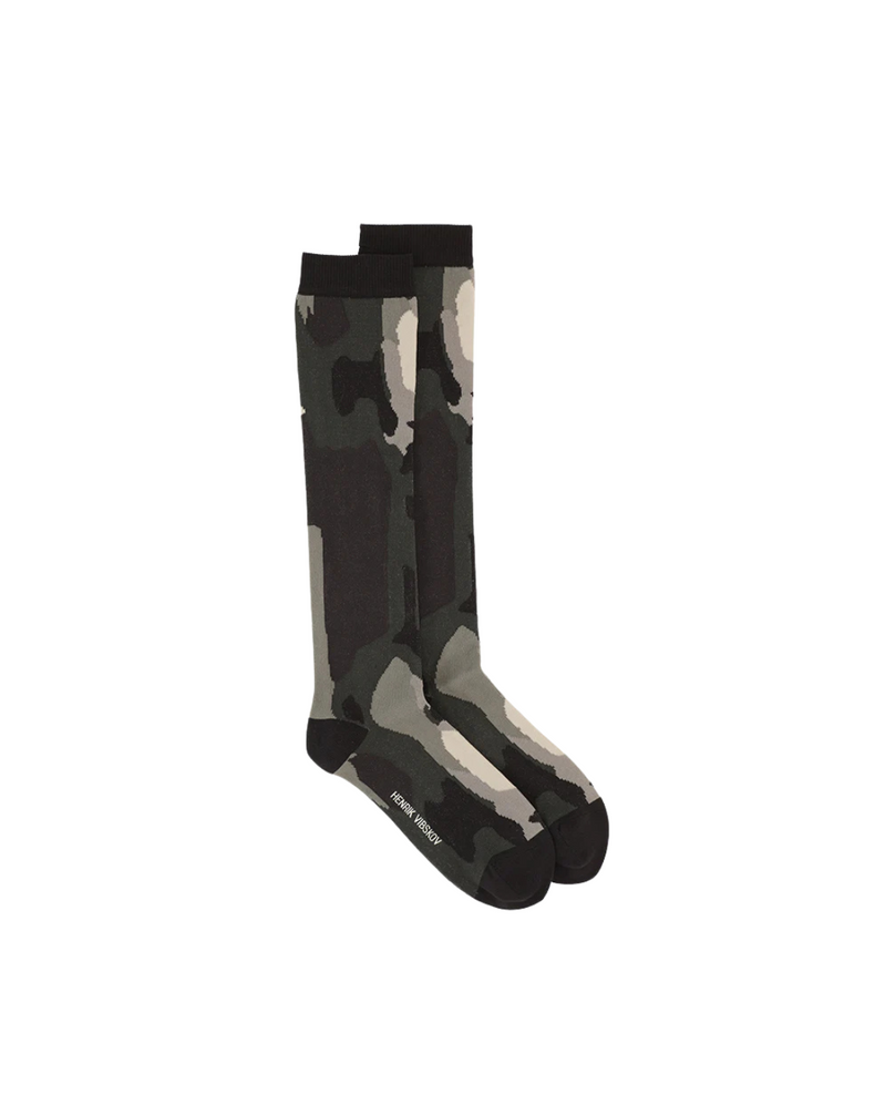 Void Transparent Socks Femme Black White Transparent