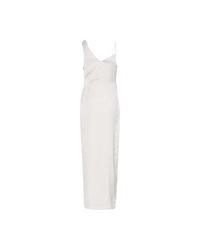 Satin Draped Dress