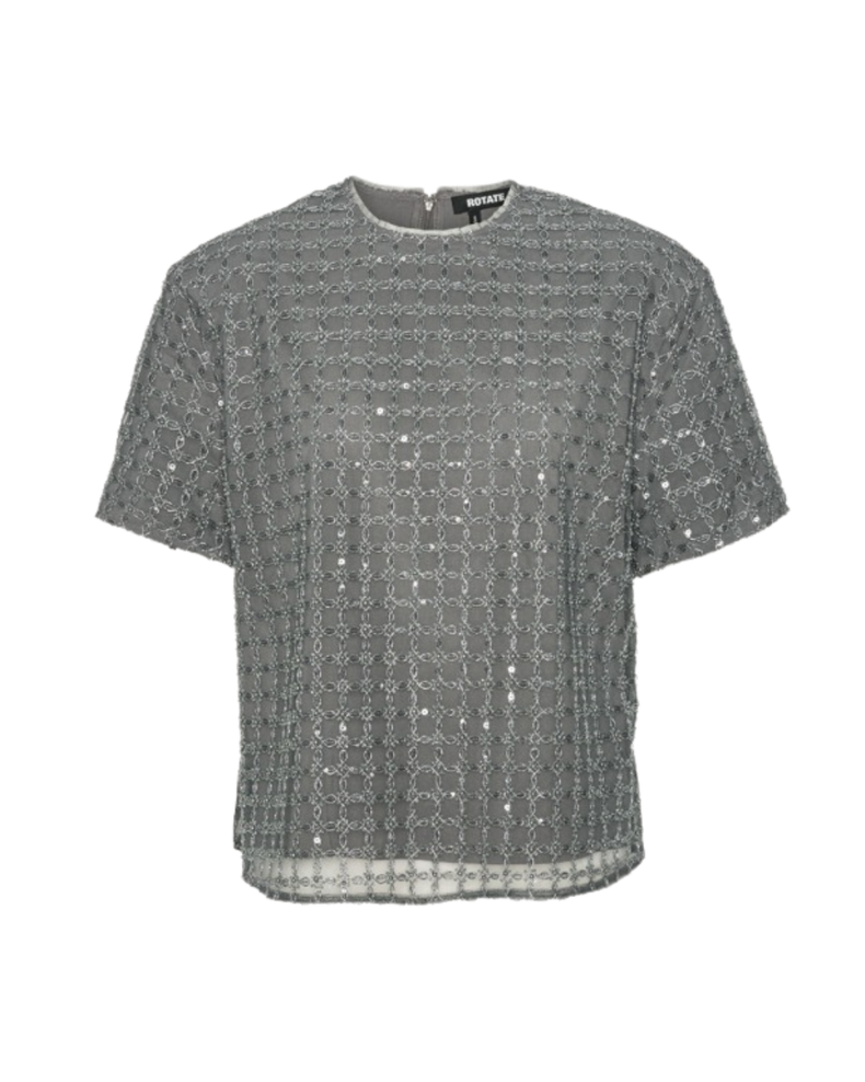 Beaded Oversized Top