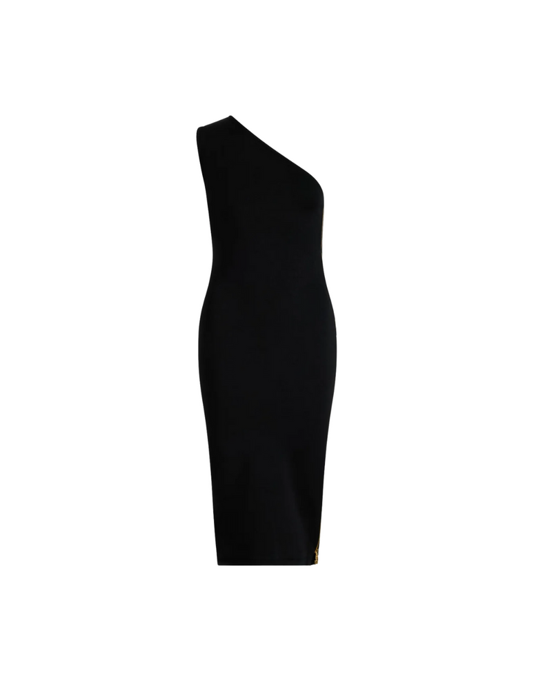 One Shoulder Knit Dress
