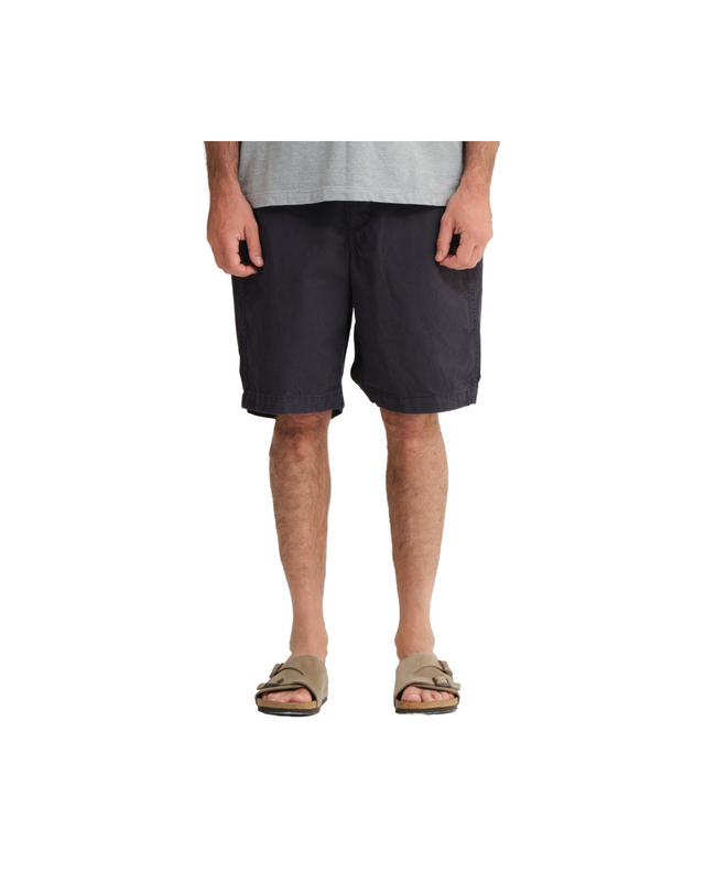 Cotton Chino Cloth Wide Shorts