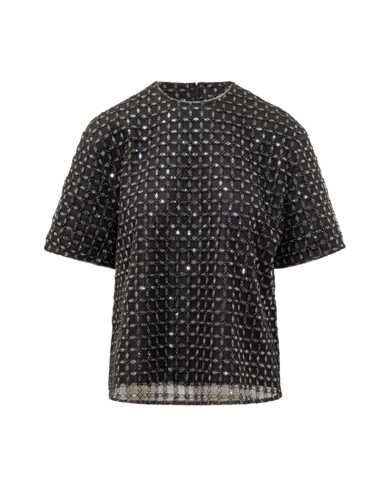 Beaded Oversized Top