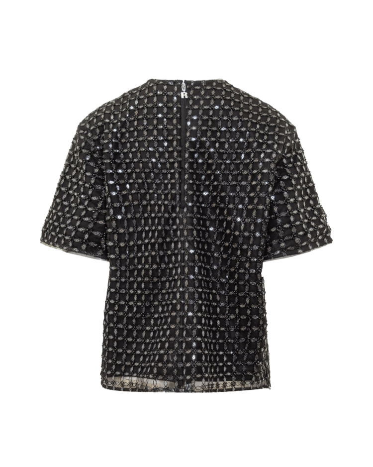 Beaded Oversized Top