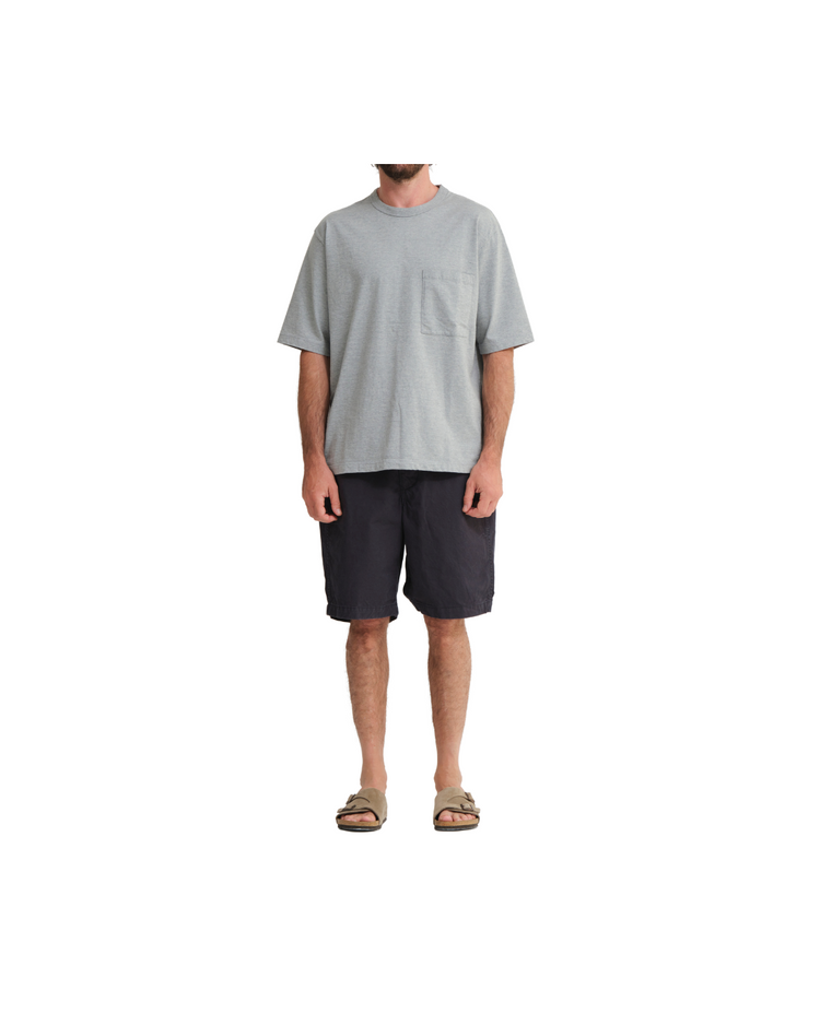 Cotton Chino Cloth Wide Shorts