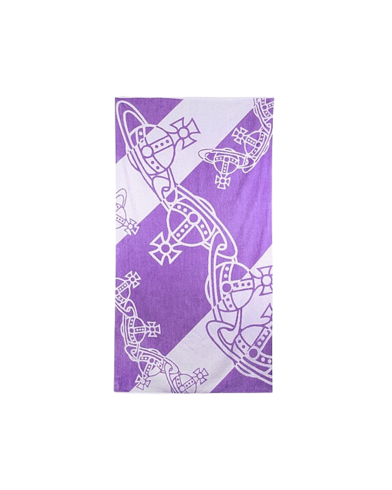 Chain Orbs Beach Towel