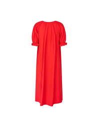 Puff Sleeve Detail Long Dress