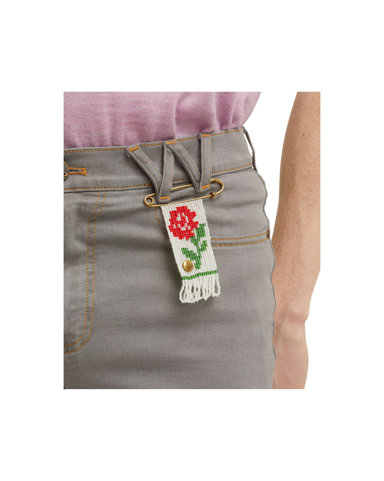 Rose Beaded Charm