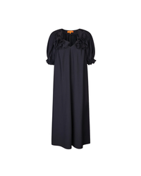 Puff Sleeve Detail Long Dress