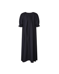Puff Sleeve Detail Long Dress
