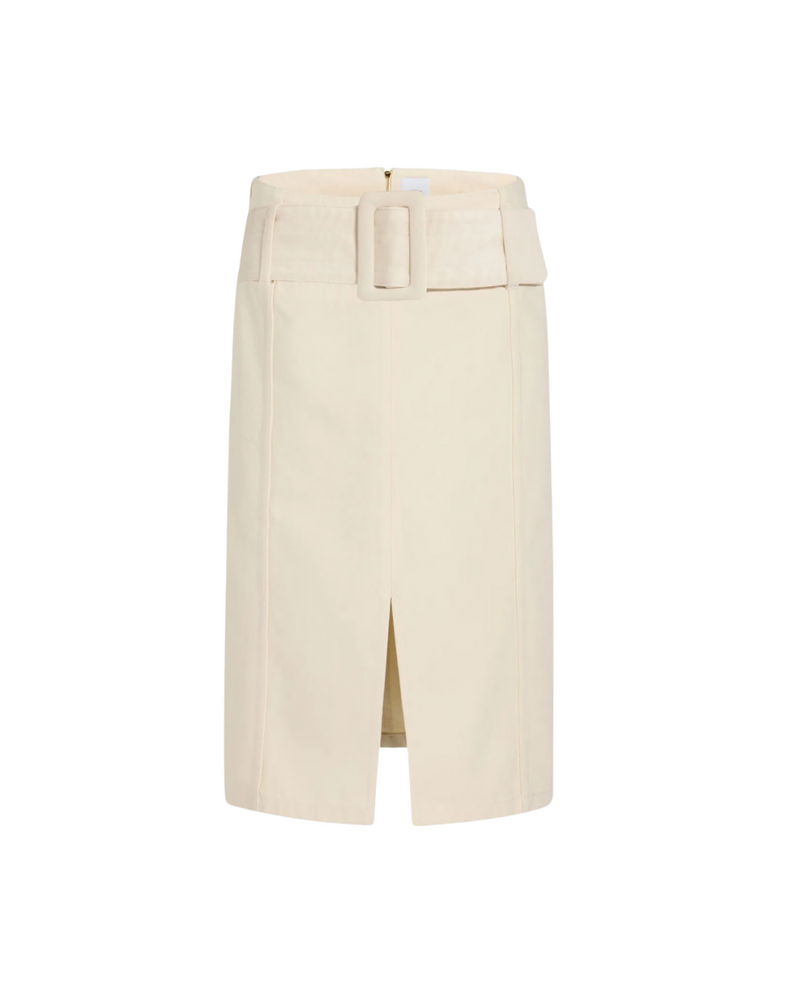 Belted Midi Skirt