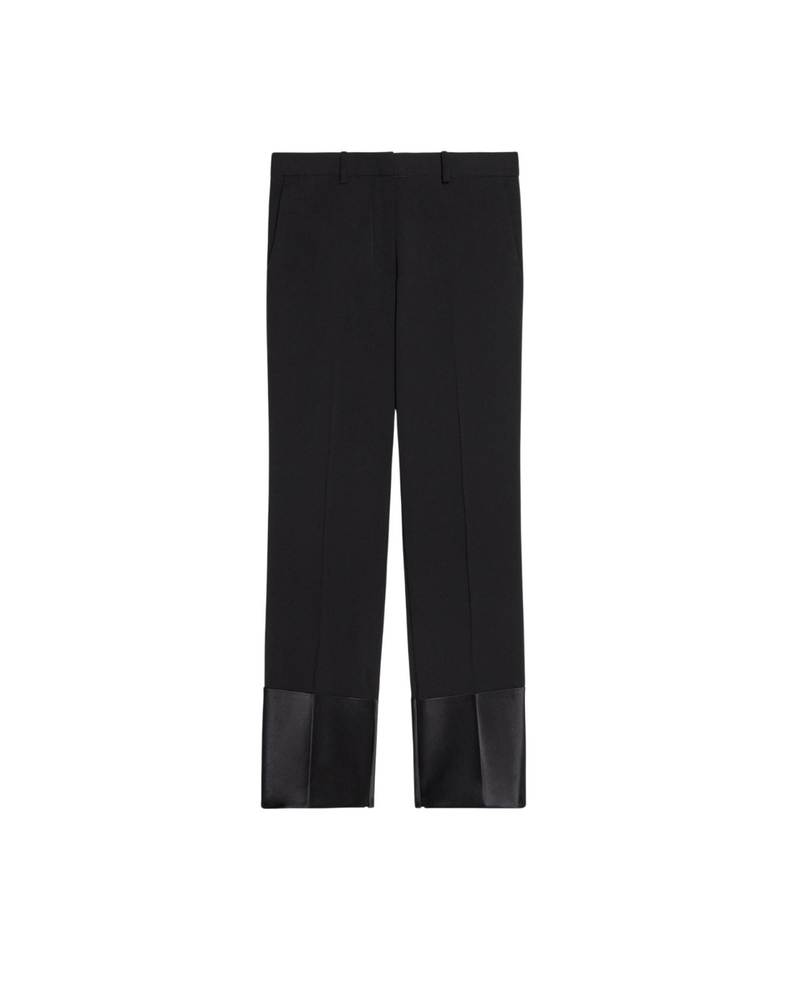 Slim Tuxedo Trousers Black