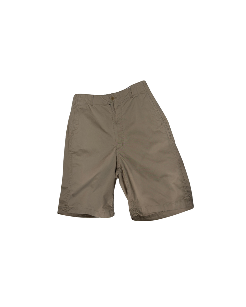 Cotton Chino Cloth Wide Shorts