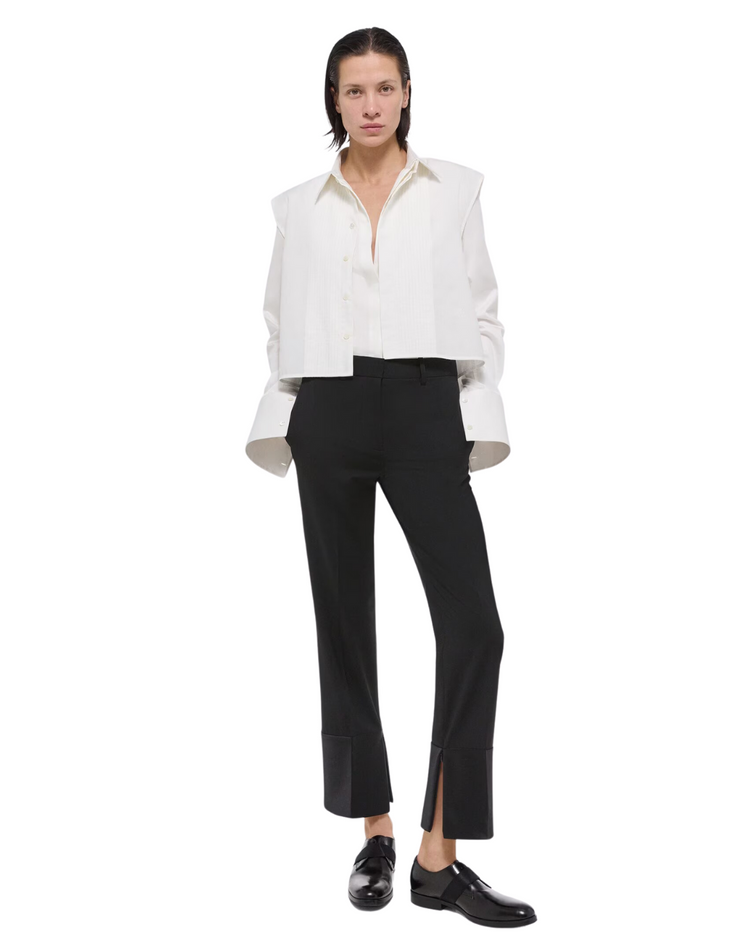 Slim Tuxedo Trousers Black