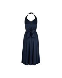 Halterneck Volume Dress