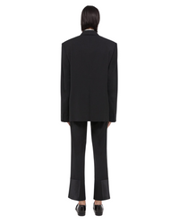 Virgin Wool Tuxedo Car Blazer