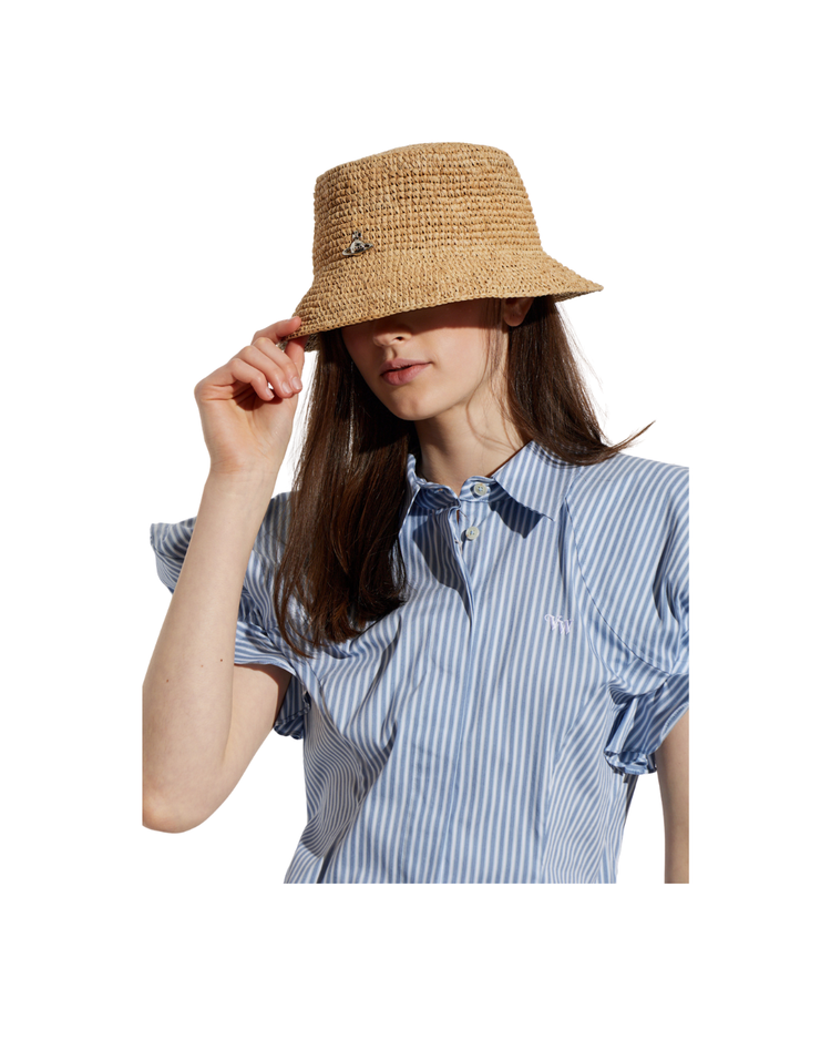 Raffia Bucket Hat