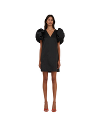 Satin A-Line Mini Dress