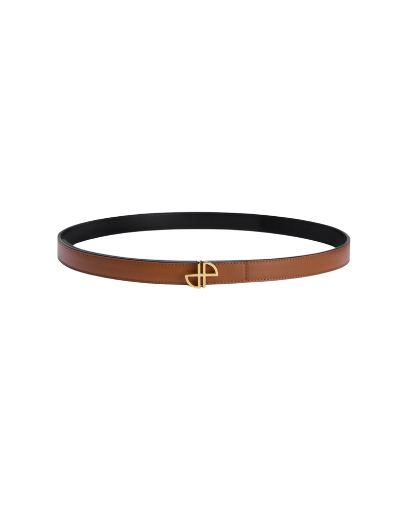 THIN JP LEATHER BELT