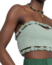 Strapless Crop Top